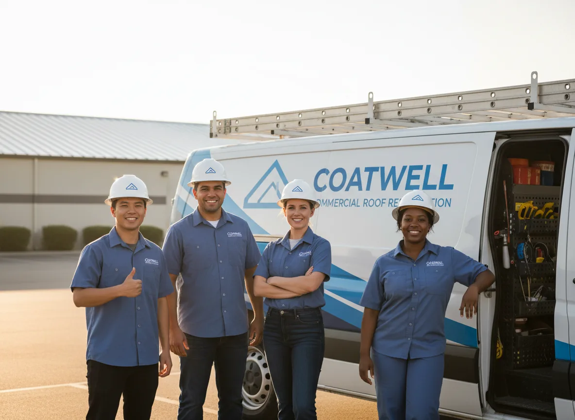Commercial roof coating company in Tampa, KS